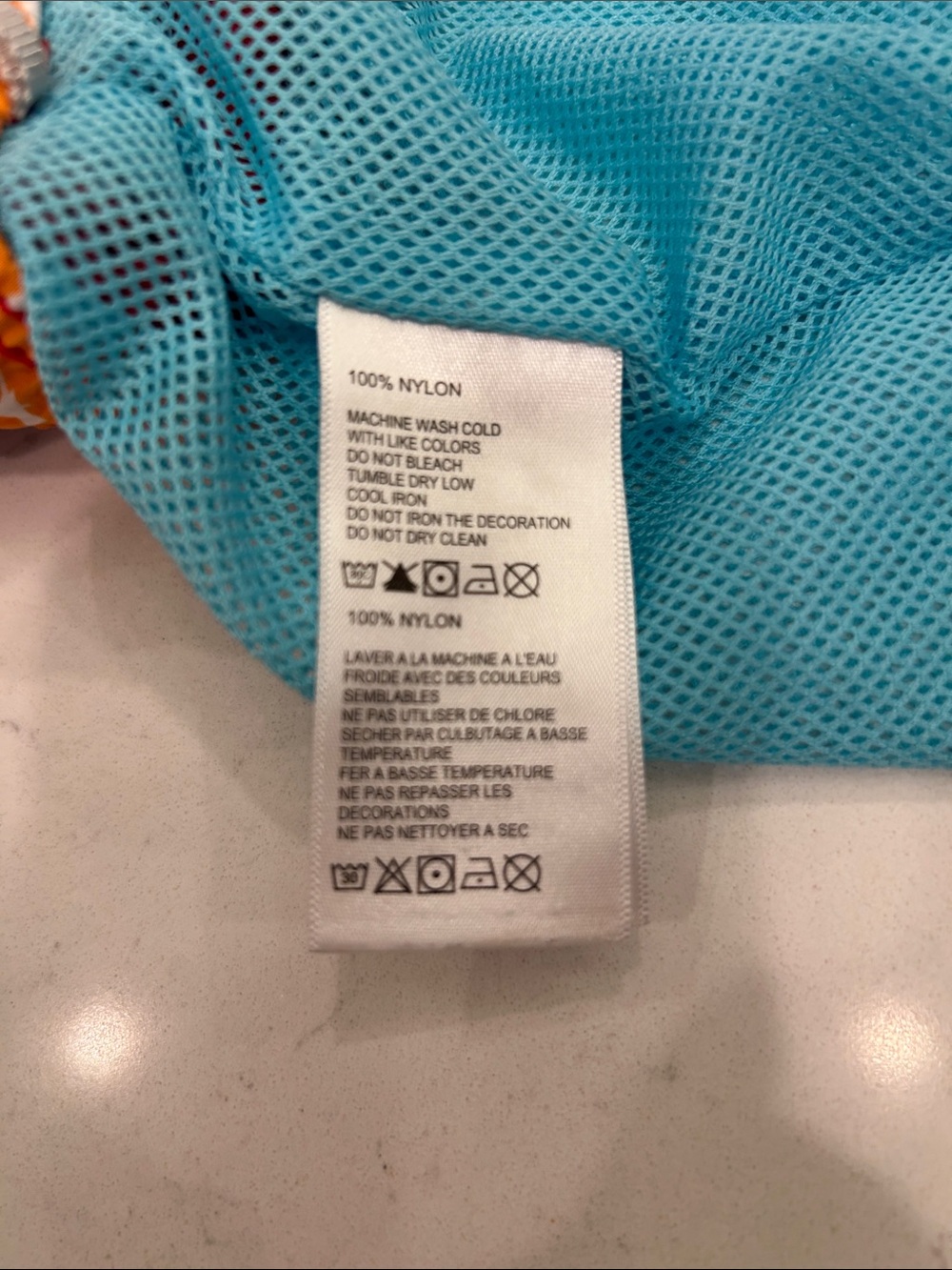 Tommy Bahama Red Men's Swim Trunks with White Drawstring - Picture 9 of 15